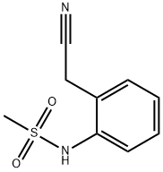 2-甲磺酰氨基苯乙腈, 36268-70-9, 结构式