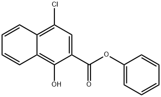 페닐4-클로로-1-하이드록시-2-나프토에이트