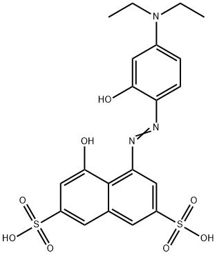 5-(4-DIETHYLAMINO-2-HYDROXYPHENYLAZO)-4-HYDROXYNAPHTHALENE-2,7-DISULFONIC ACID SODIUM SALT