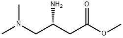 Butanoic acid, 3-amino-4-(dimethylamino)-, methyl ester, (3R)- (9CI) Structure