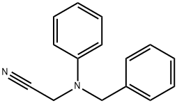 (benzylphenylamino)acetonitrile Structure