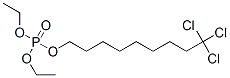 りん酸ジエチル9,9,9-トリクロロノニル 化学構造式