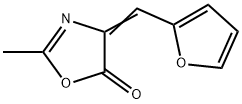 (4E)-4-(2-Furylmethylene)-2-methyl-1,3-oxazol-5(4H)-one Structure
