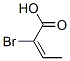 (E)-2-Bromo-2-butenoic acid 结构式