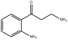 3-アミノ-1-(2-アミノフェニル)-1-プロパノン 化学構造式