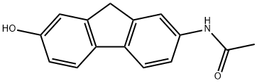 7-Hydroxy-2-acetylaminofluorene Structure