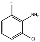 2-クロロ-6-フルオロアニリン 化学構造式