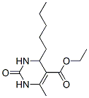 5-Pyrimidinecarboxylicacid,1,2,3,4-tetrahydro-6-methyl-2-oxo-4-pentyl-,ethylester(9CI) Structure