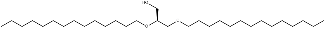 1,2-O-双十四烷基-rac-甘油 结构式