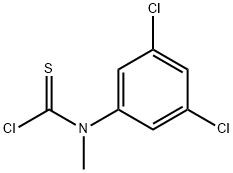 N-(3,5-DICHLOROPHENYL)-N-METHYL-THIOCARBAMOYL CHLORIDE Struktur