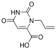 3-Allyl-1,2,3,6-tetrahydro-2,6-dioxo-4-pyrimidinecarboxylic acid Struktur