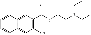 2-Hydroxy-3-naphthoic acid-2-(N,N-diethylamino)ethylamide Structure