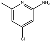 2-Amino-4-chloro-6-picoline  化学構造式