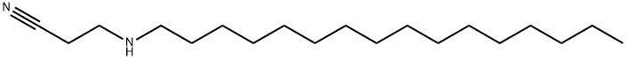 3-(hexadecylamino)propiononitrile Structure