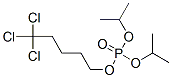 Phosphoric acid diisopropyl 5,5,5-trichloropentyl ester Structure