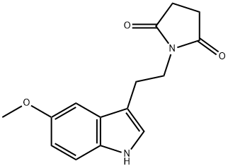 1-[2-(5-methoxy-1H-indol-3-yl)ethyl]pyrrolidin-2,5-dione Structure