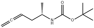 Carbamic acid, [(1S)-1-methyl-3,4-pentadienyl]-, 1,1-dimethylethyl ester (9CI) Struktur