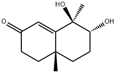 2(3H)-Naphthalenone, 4,4a,5,6,7,8-hexahydro-7,8-dihydroxy-4a,8-dimethyl-, (4aR,7R,8R)- (9CI)|OXYPHYLLENONE A