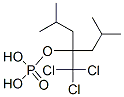 Phosphoric acid bis(2-methylpropyl)2,2,2-trichloroethyl ester Structure