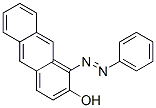 1-(フェニルアゾ)-2-アントロール 化学構造式