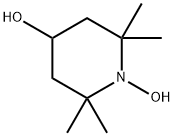 4-羟基-2,2,6,6-四甲基哌啶氧, 3637-10-3, 结构式