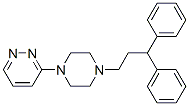 3-[4-(3,3-Diphenylpropyl)-1-piperazinyl]pyridazine|