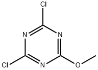 2,4-二氯-6-甲氧基-1,3,5-三嗪 结构式