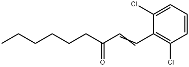 1-(2,6-Dichlorophenyl)-1-nonen-3-one Struktur