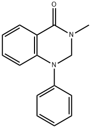 2,3-Dihydro-3-methyl-1-phenylquinazolin-4(1H)-one 结构式