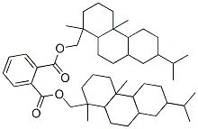 bis[[1,4a-dimethyl-7-(1-methylethyl)tetradecahydrophenanthryl]methyl] phthalate Struktur