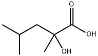 2-ヒドロキシ-2,4-ジメチルペンタン酸 化学構造式