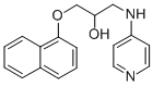 36391-24-9 1-(1-Naphthalenyloxy)-3-(4-pyridinylamino)-2-propanol
