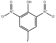 4-氟-2,6-二硝基苯酚,364-32-9,结构式