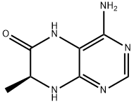 6(5H)-Pteridinone,4-amino-1,7-dihydro-7-methyl-,(7S)-(9CI) Structure