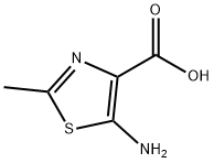 4-Thiazolecarboxylic  acid,  5-amino-2-methyl- Struktur