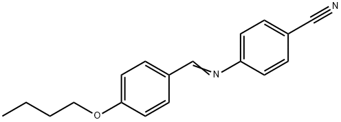 4'-正丁氧基苯亚甲基-4-氰基苯胺,36405-17-1,结构式