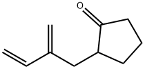 Cyclopentanone, 2-(2-methylene-3-butenyl)- (9CI) Struktur