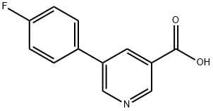 3-(4-FLUOROPHENYL)-5-PYRIDINECARBOXYLIC ACID Structure