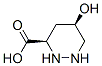 3-Pyridazinecarboxylic acid, hexahydro-5-hydroxy-, (3R,5R)- (9CI) Structure