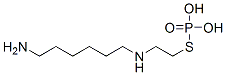 Phosphorothioic acid S-[2-[(6-aminohexyl)amino]ethyl] ester 结构式