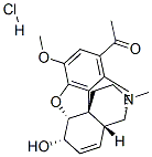 acetylcodeine hydrochloride Struktur