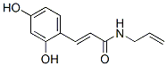 2-Propenamide, 3-(2,4-dihydroxyphenyl)-N-2-propenyl- (9CI) Structure