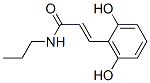 2-Propenamide, 3-(2,6-dihydroxyphenyl)-N-propyl- (9CI) Structure