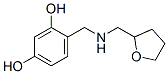1,3-Benzenediol, 4-[[[(tetrahydro-2-furanyl)methyl]amino]methyl]- (9CI) 结构式