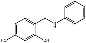 1,3-Benzenediol, 4-[(phenylamino)methyl]- (9CI) 结构式