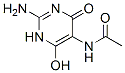 Acetamide,  N-(2-amino-1,4-dihydro-6-hydroxy-4-oxo-5-pyrimidinyl)-  (9CI) Structure