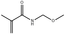 N-甲氧基甲基-2-甲基-2-丙烯酰胺, 3644-12-0, 结构式