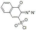 3-diazo-3,4-dihydro-4-oxonaphthalene-2-sulphonyl chloride 结构式