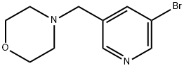 4-((5-bromopyridin-3-yl)methyl)
morpholine Structure