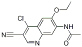 AcetaMide, N-(4-chloro-3-cyano-6-ethoxy-7-quinolinyl)- 结构式
